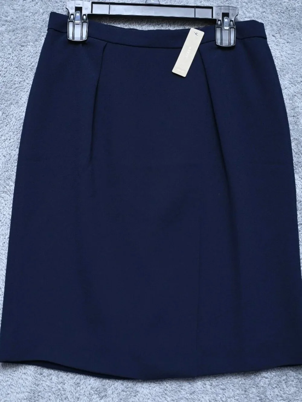 J. Crew Navy Midi Pencil Skirt
